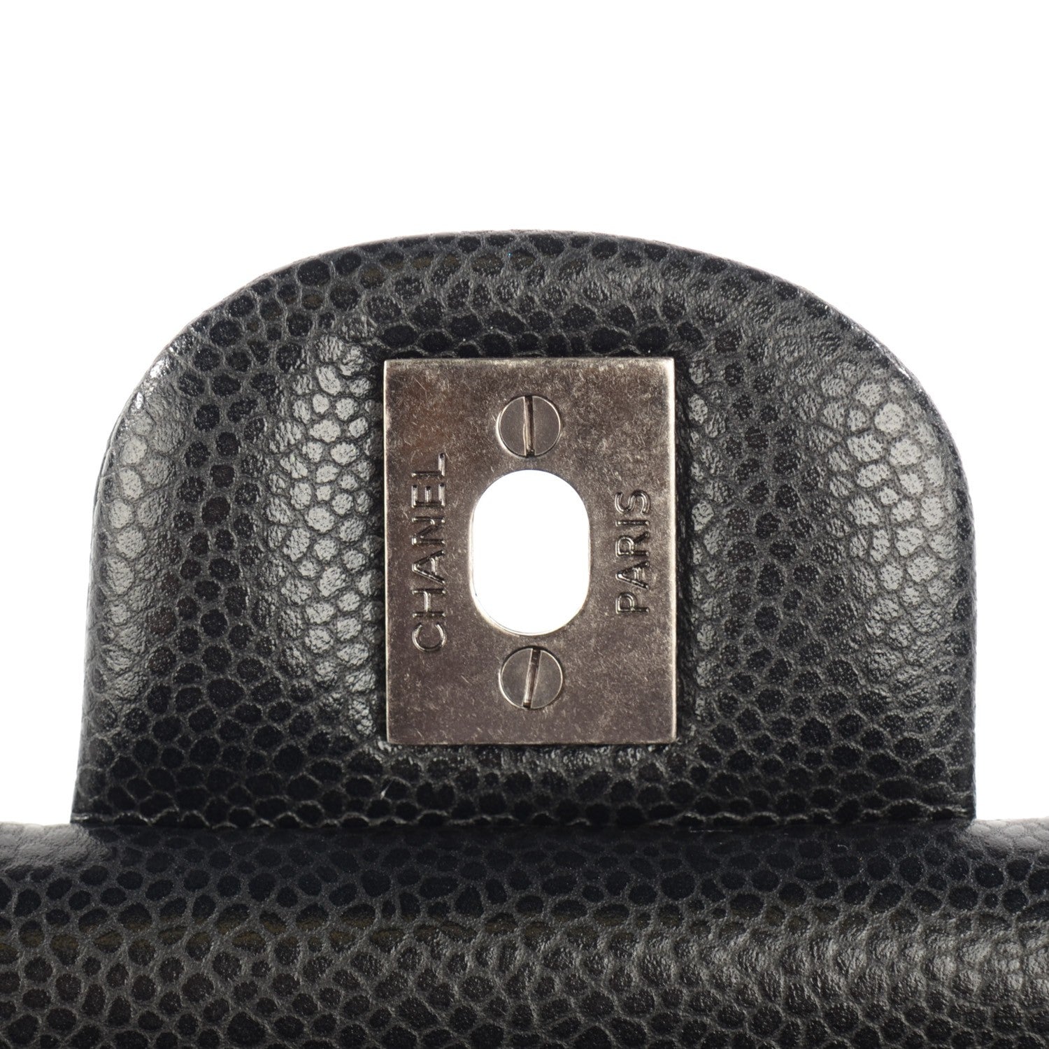 Chanel Caviar Quilted Medium Double Flap Black 8 of 8