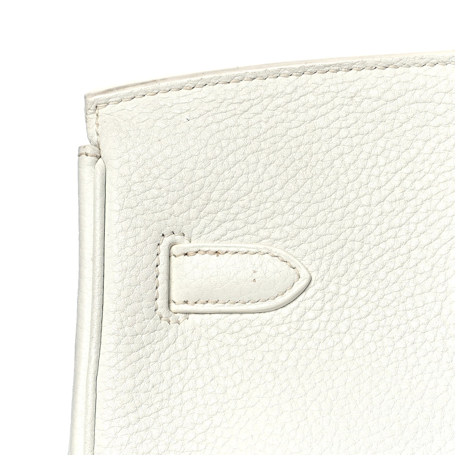 Taurillon Clemence Lizard Club Birkin 35 Blanc Gris Perle Sanguine