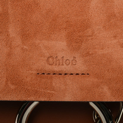 Chloe Suede Calfskin Medium Faye Shoulder Bag Tobacco 13 of 14