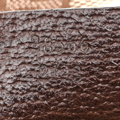 Gucci GG Monogram Web Double Pocket Belt Bag Dark Brown 7 of 11