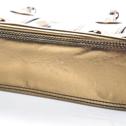 Fendi Patent Calfskin B Bag Gold 17 of 24