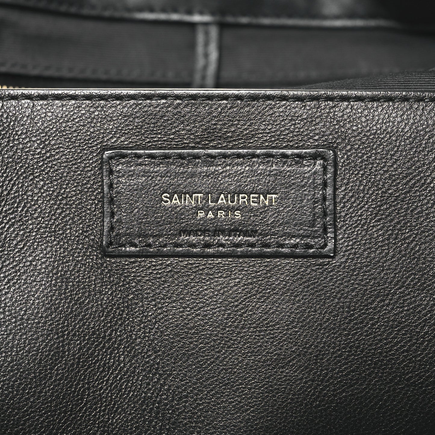Lambskin Matelasse Monogram Large Jamie 4.3 Black