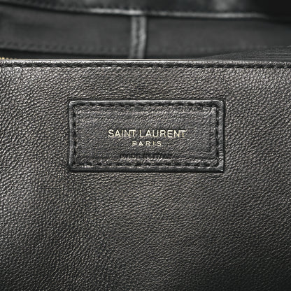 Saint Laurent Lambskin Matelasse Monogram Large Jamie 4.3 Black 6 of 9