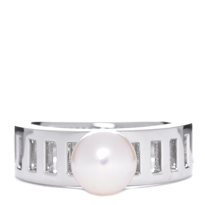 Mikimoto Platinum Akoya Pearl 7.5mm Ring 53 6.5 1 of 5