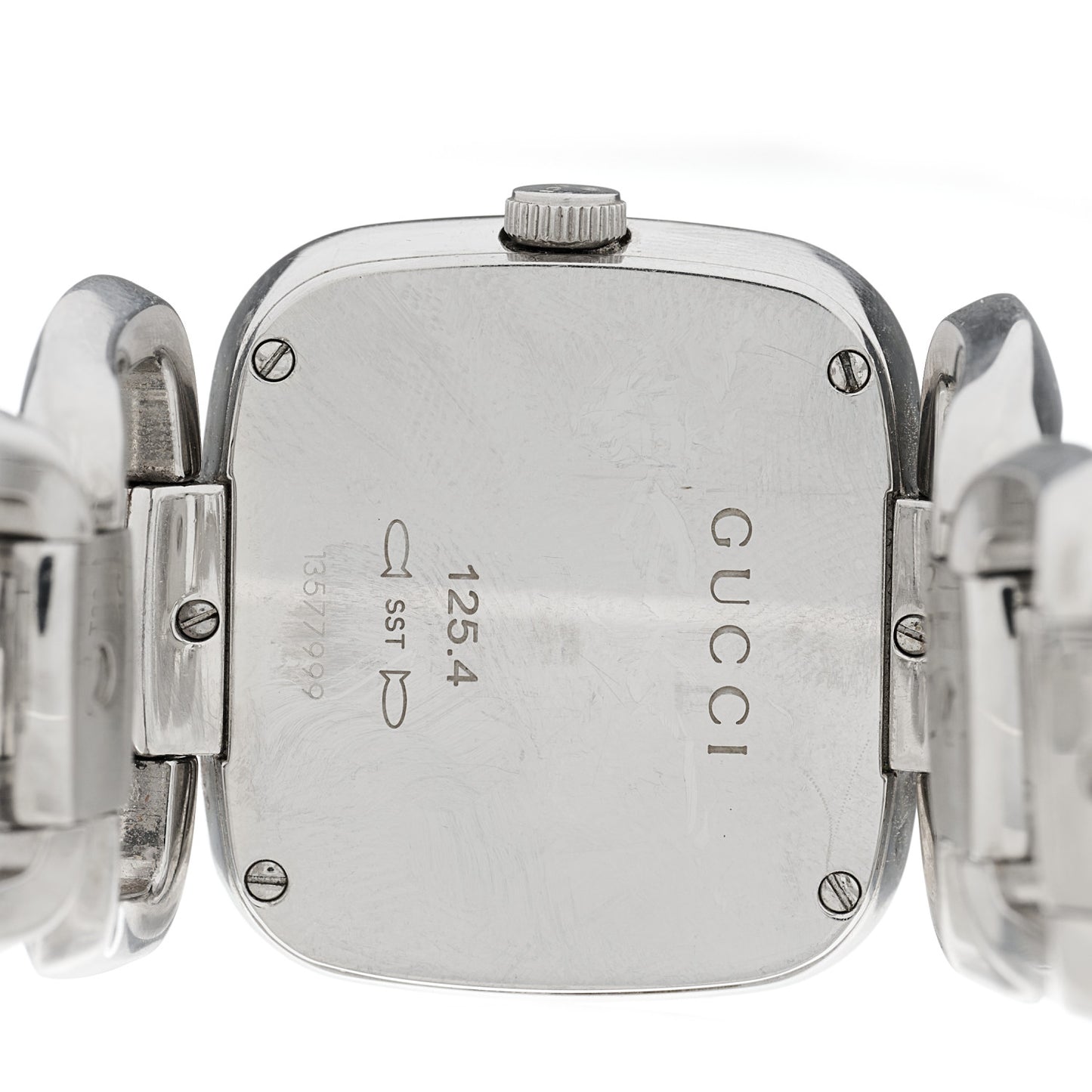 Stainless Steel 32mm G-Gucci Square Quartz Watch Blue