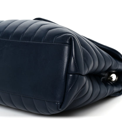 Saint Laurent Calfskin Y Quilted Monogram Medium Loulou Chain Satchel Medium Blue 11 of 11