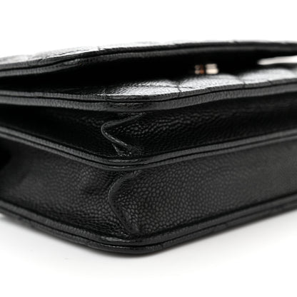 Chanel Caviar Quilted Mini Wallet On Chain WOC Black 9 of 10