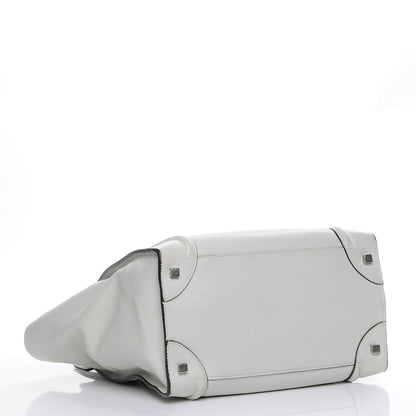 Celine Drummed Calfskin Mini Luggage Lune 4 of 9