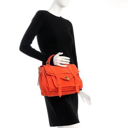 Proenza Schouler Suede PS1 Medium Satchel Orange 3 of 17