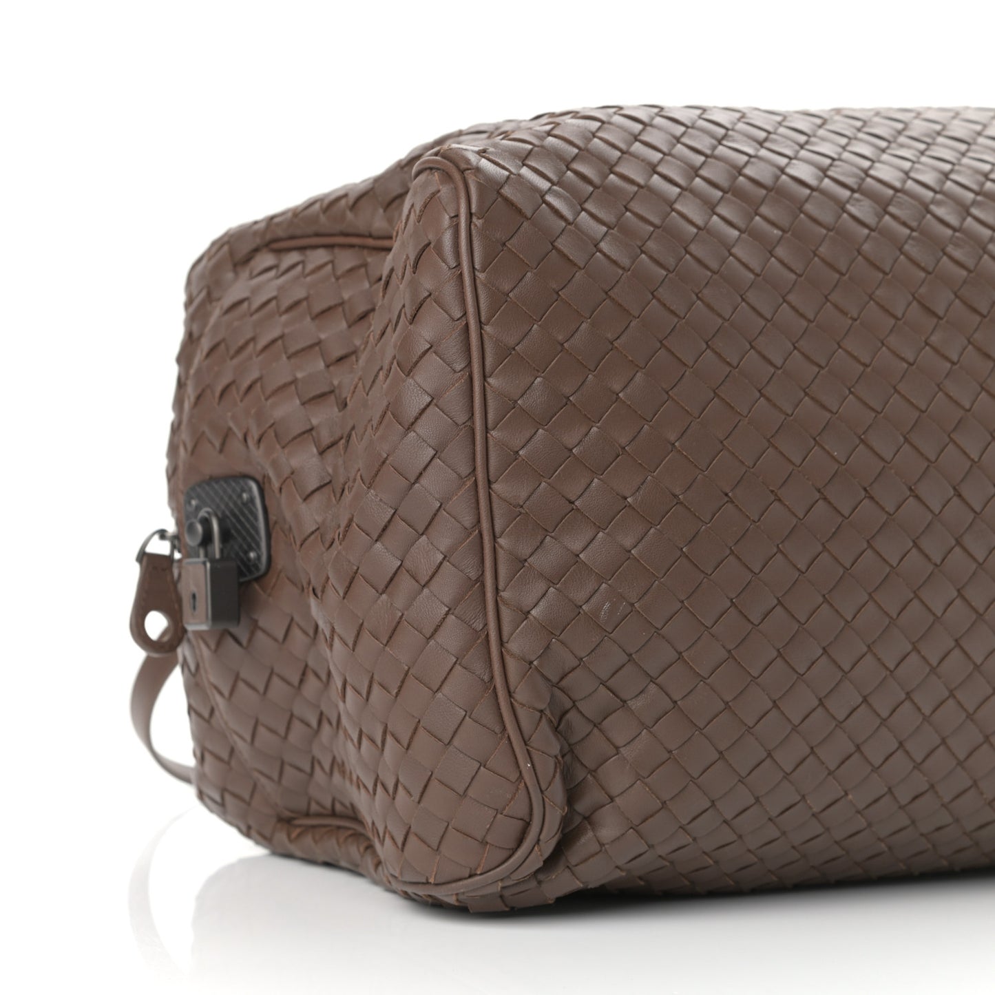 Nappa Intrecciato Boston Brown