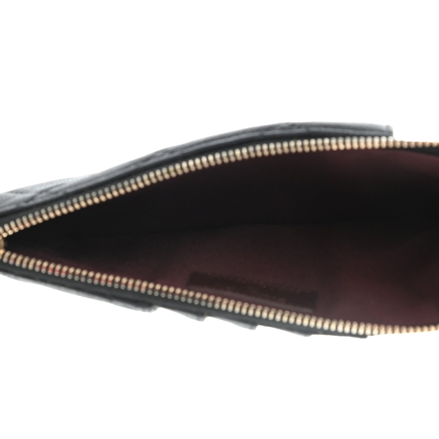 Caviar Quilted Classic Flat Wallet Pouch Black