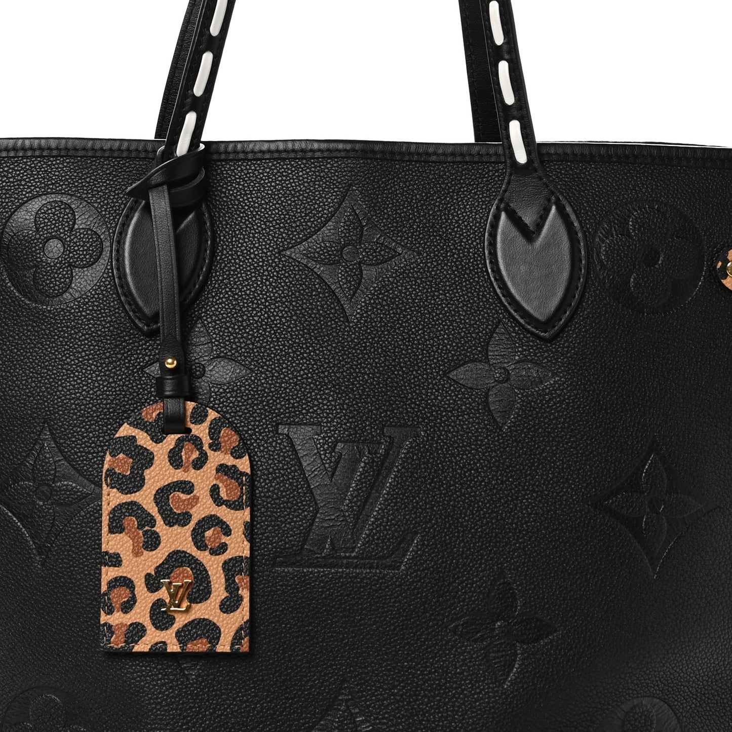 Empreinte Monogram Giant Wild at Heart Neverfull MM Black