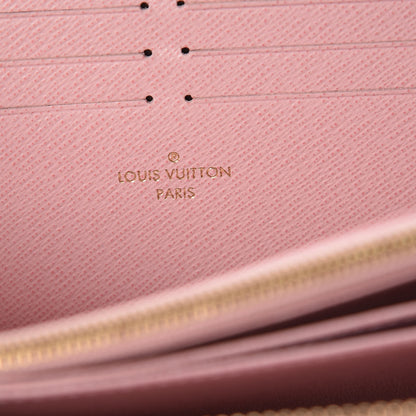 Louis Vuitton Damier Azur Zippy Wallet Rose Ballerine 6 of 7