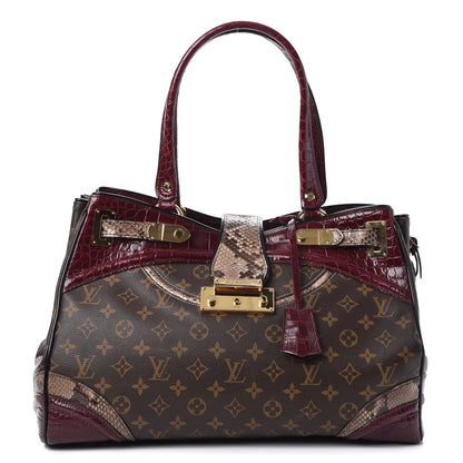 Louis Vuitton Monogram Python Alligator Monogramissime Exotic Shopper GM Bordeaux 1 of 9