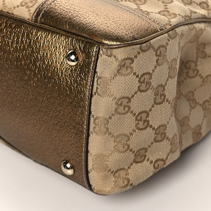 Gucci Monogram Medium Princy Tote Gold 11 of 11