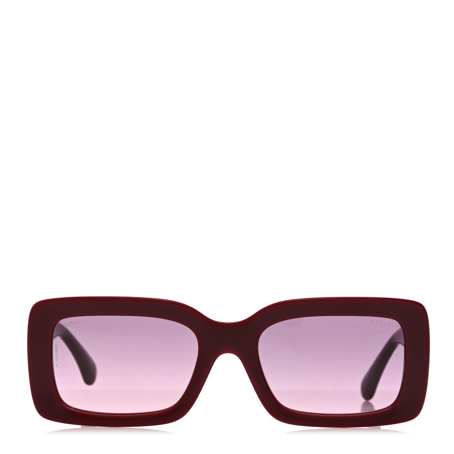 Acetate Rectangle Sunglasses 5534 Red