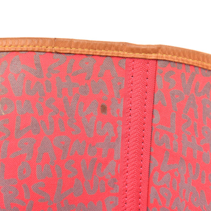 Louis Vuitton Monogram Graffiti Neverfull GM Fuchsia 14 of 15