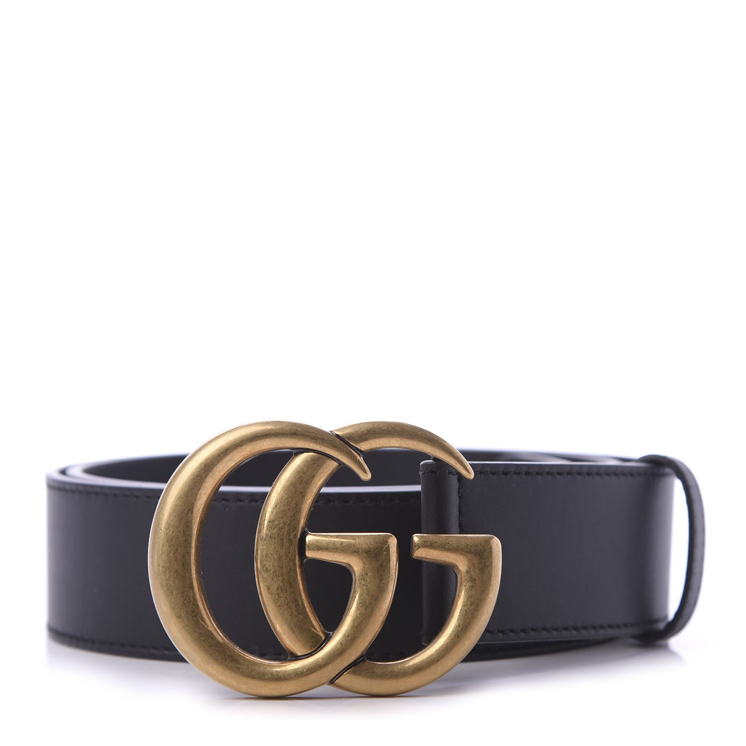 Gucci Calfskin Double G 40mm Belt 90 36 Black 1 of 5