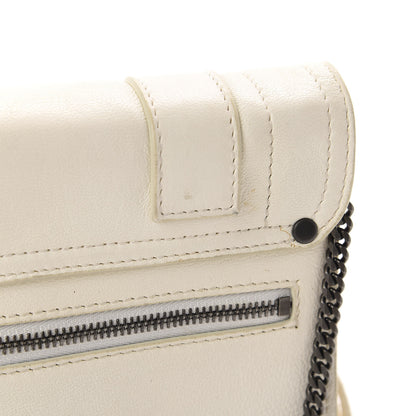 Proenza Schouler Lambskin Fringe PS1 Chain Wallet White 9 of 11