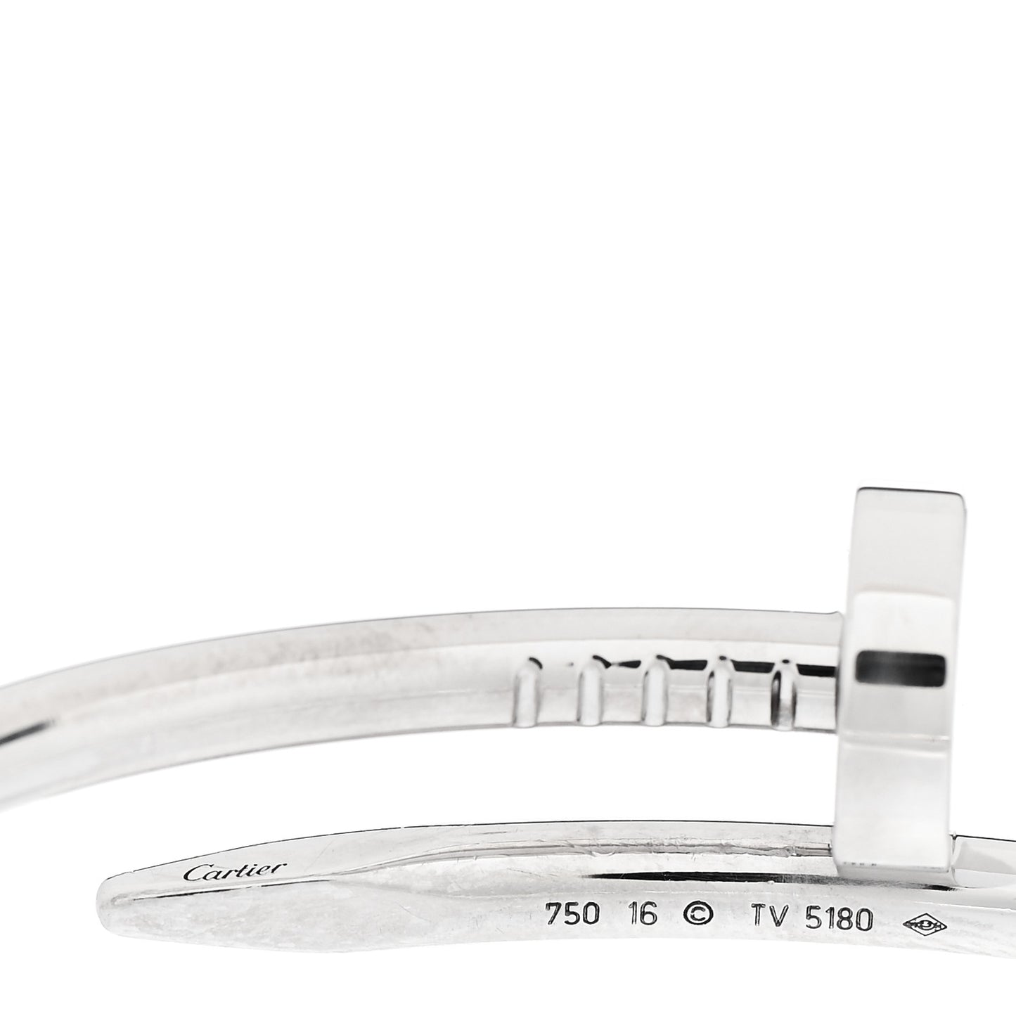 18K White Gold Juste Un Clou Bracelet 16