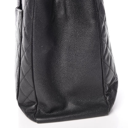 Chanel Caviar Quilted XL Grand Shopping Tote GST Black 14 of 14