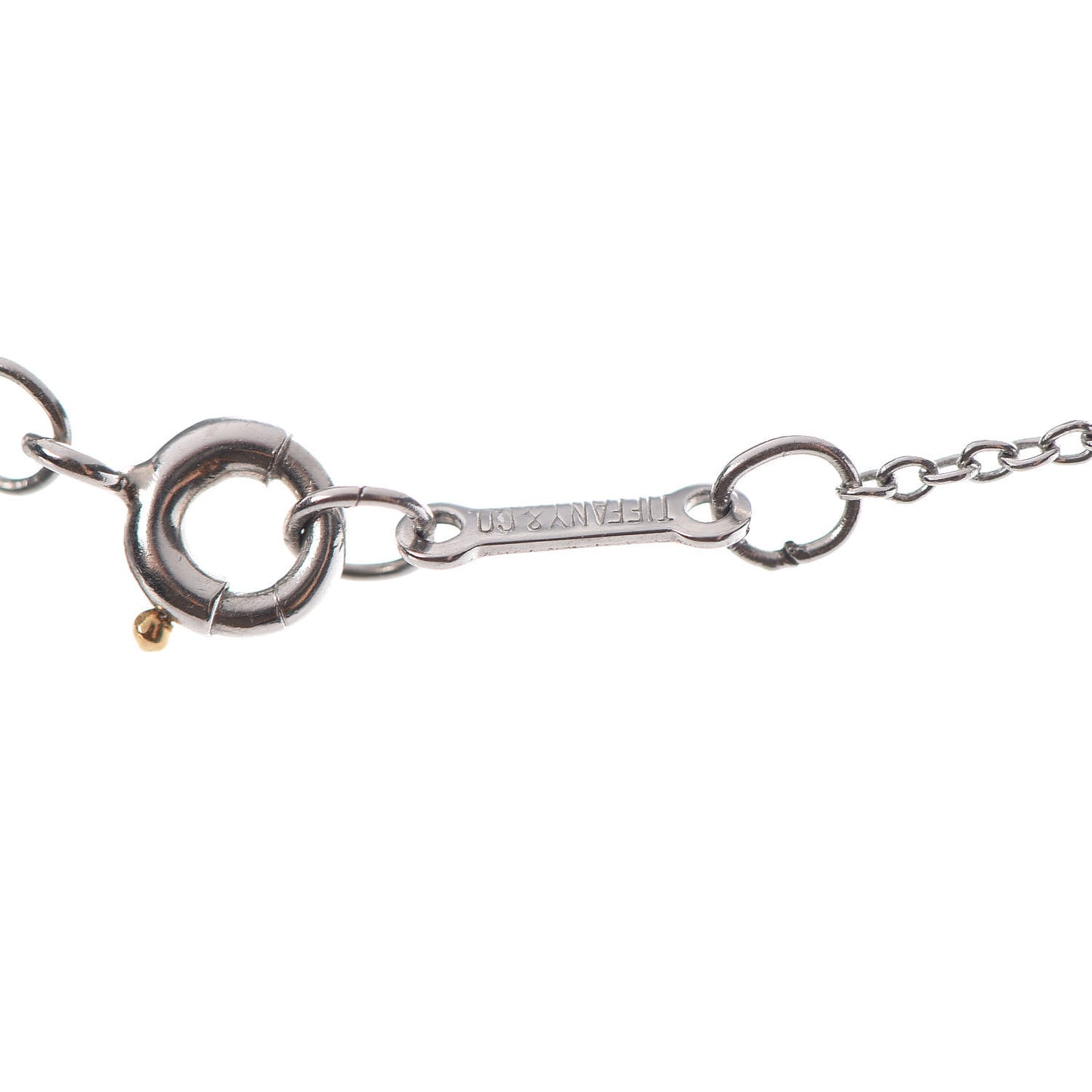 Platinum Diamond .12ct Elsa Peretti Diamonds by the Yard Pendant Necklace