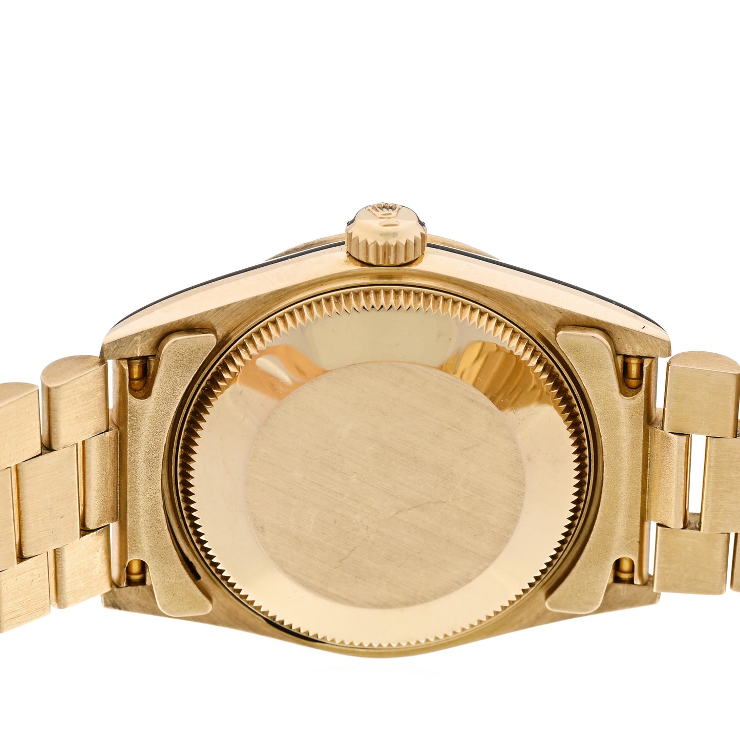 18K Yellow Gold 31mm Oyster Perpetual Datejust President Watch Champagne 68278