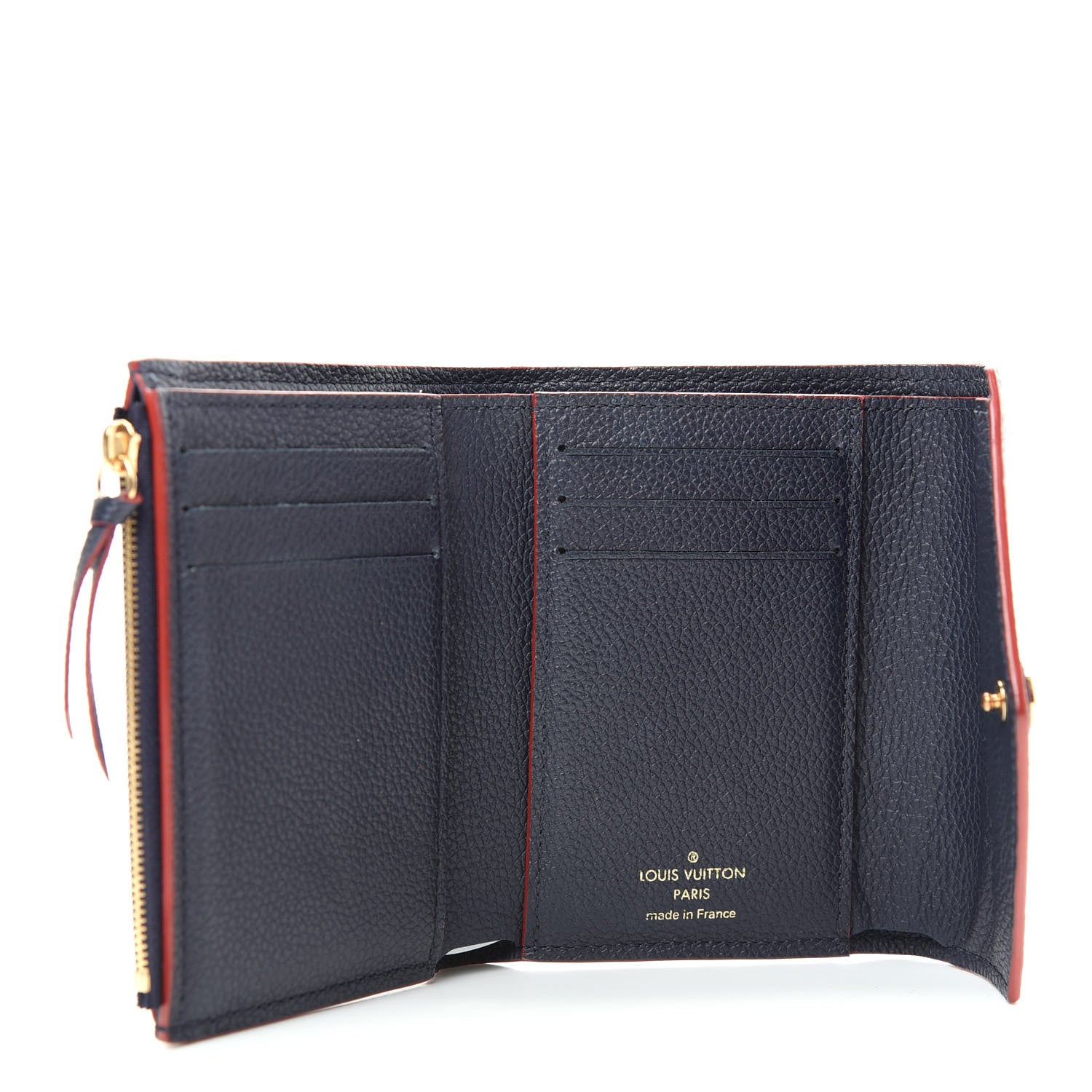 Louis Vuitton Empreinte Victorine Wallet Marine Rouge 5 of 9