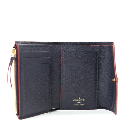 Louis Vuitton Empreinte Victorine Wallet Marine Rouge 5 of 9