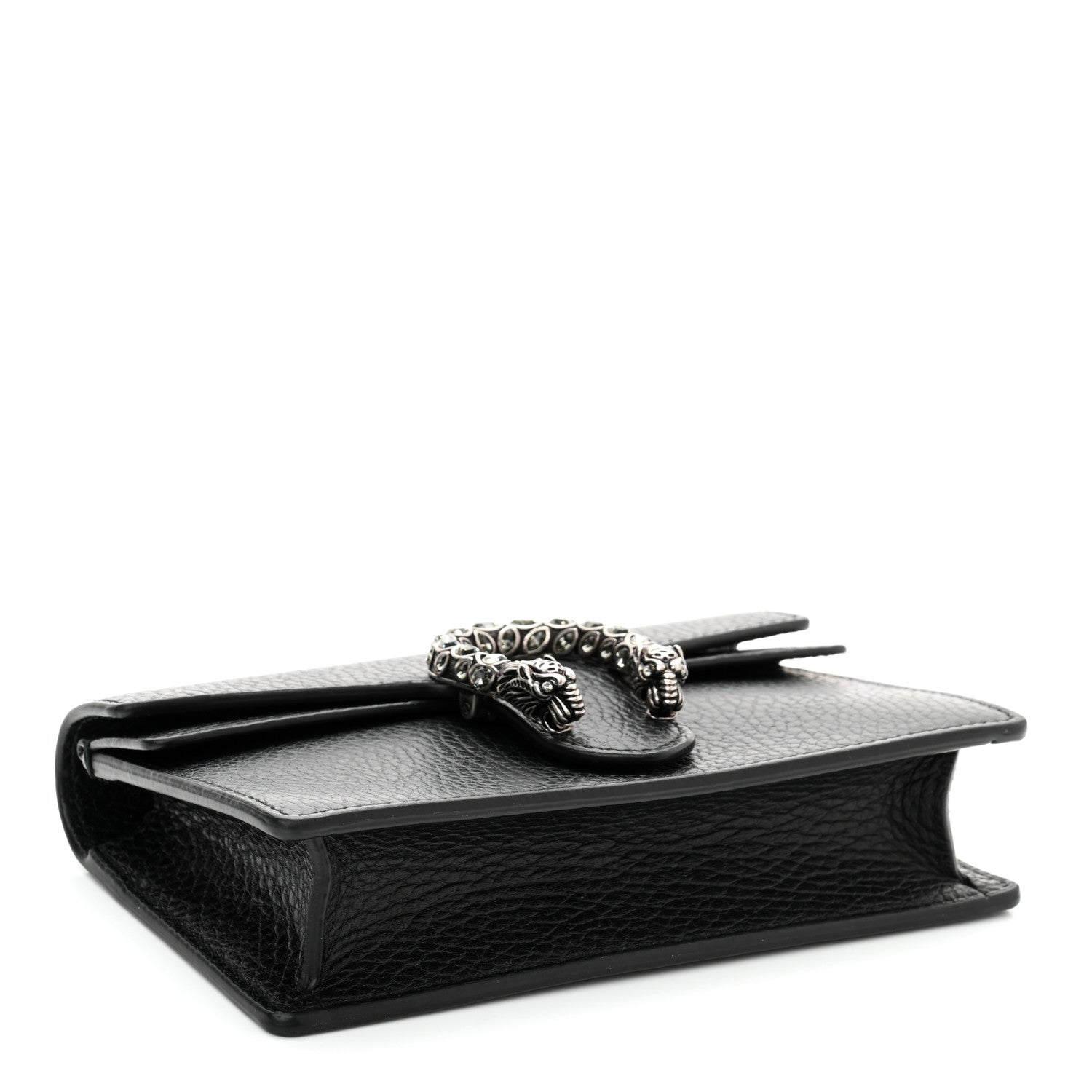 Gucci Calfskin Super Mini Dionysus Shoulder Bag Black 4 of 11