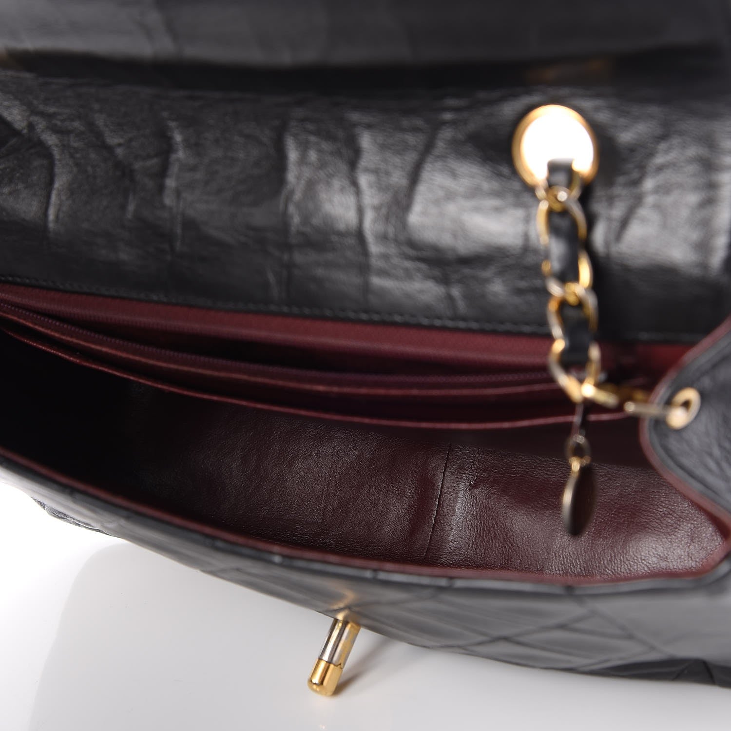 Chanel Lambskin Quilted Small Single Flap Black 5 of 10