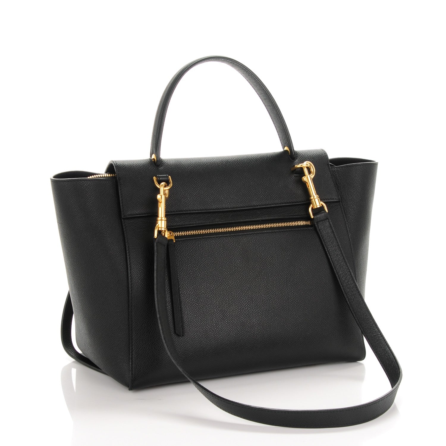 Celine Baby Grained Calfskin Mini Belt Bag Black 3 of 8