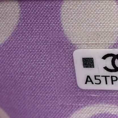 Chanel Caviar Quilted CC Logo Long Zipped Wallet Light Purple 8 of 9