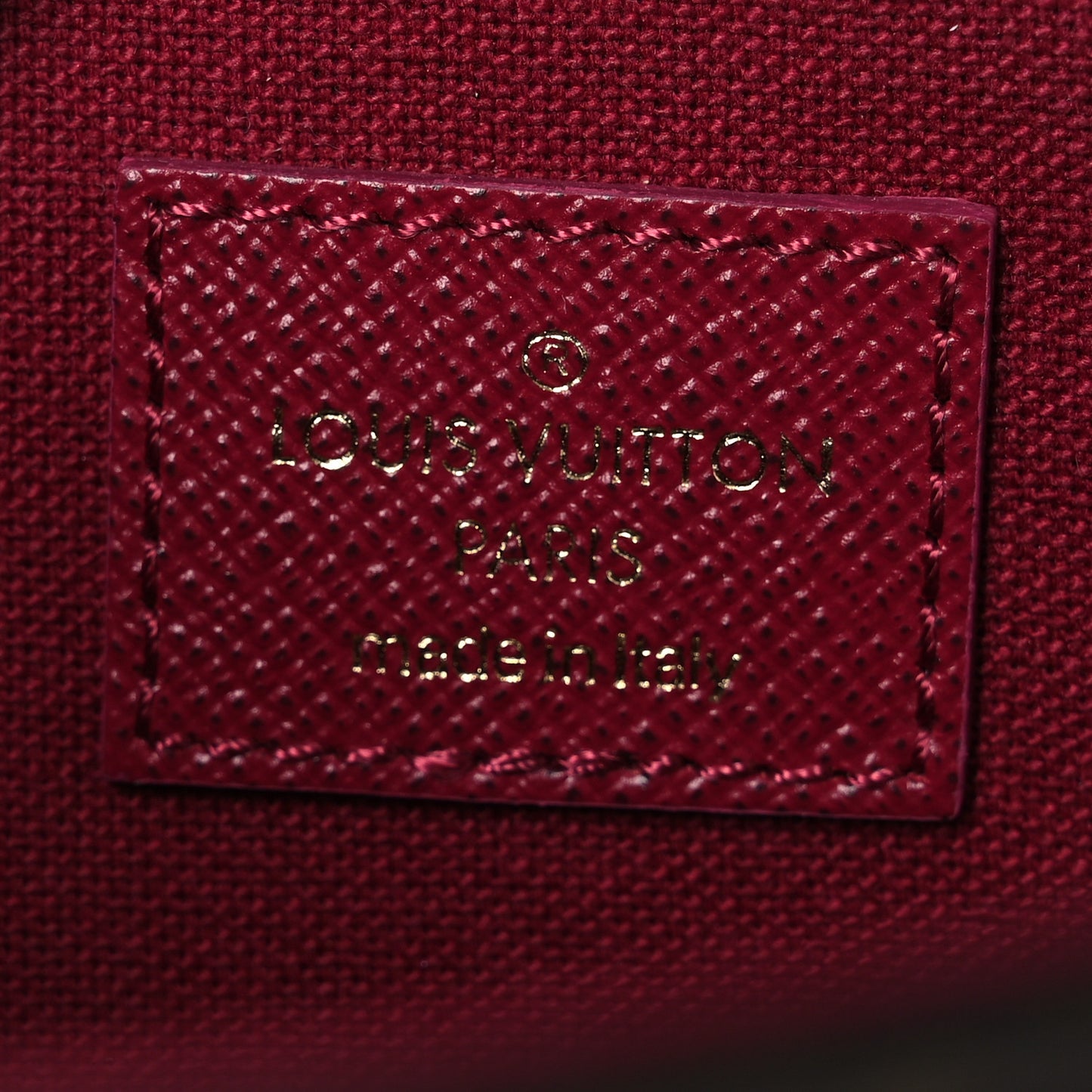 Monogram Pochette Felicie Chain Wallet Fuchsia