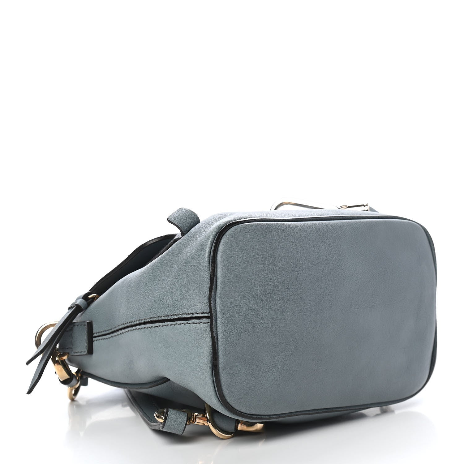 Chloe Suede Calfskin Mini Faye Backpack Washed Blue 3 of 9