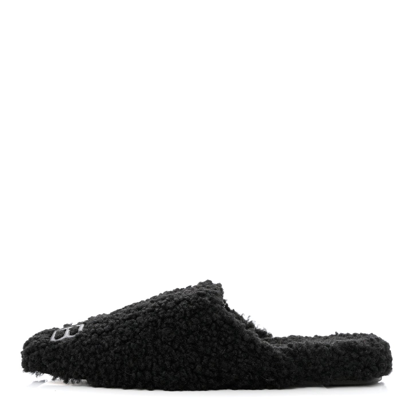 Faux Shearling Cosy BB Mules 37 Black