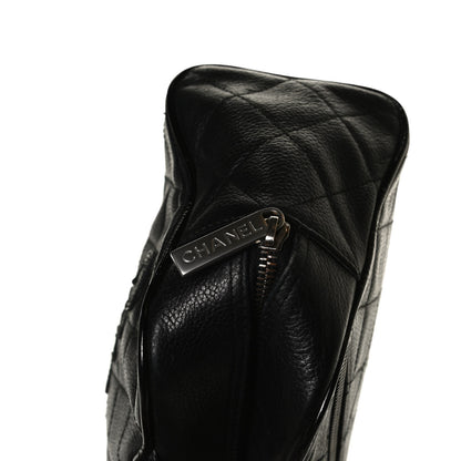 Chanel Caviar Patent Quilted Large Bowler Black 14 of 14