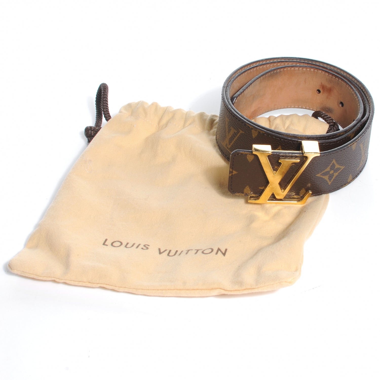Louis Vuitton Monogram LV Initiales Belt 80 32 4 of 7