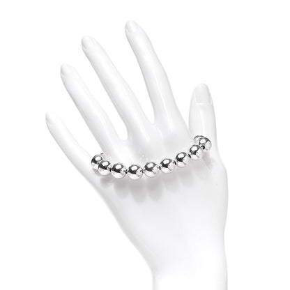 Tiffany Sterling Silver 10mm HardWear Ball Bracelet 2 of 6