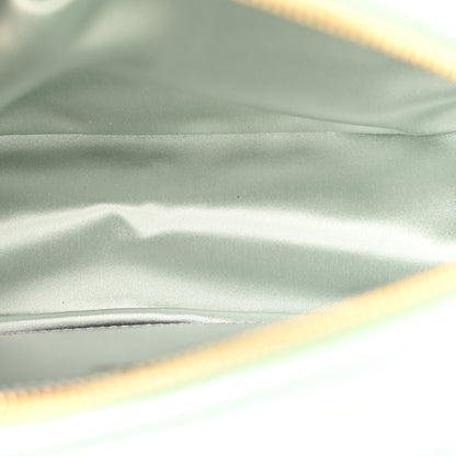 Gucci Iridescent Nappa Chevron Matelasse Small GG Marmont Chain Shoulder Bag Iridescent Salvy Green 5 of 11