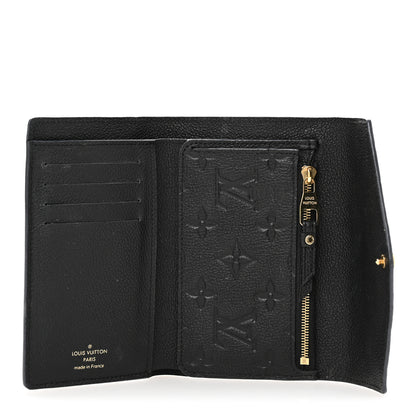 Louis Vuitton Empreinte Compact Curieuse Wallet Black 5 of 11