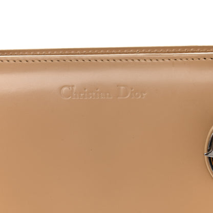 Christian Dior Glazed Calfskin Nylon Lady Dior Tote Beige 6 of 14