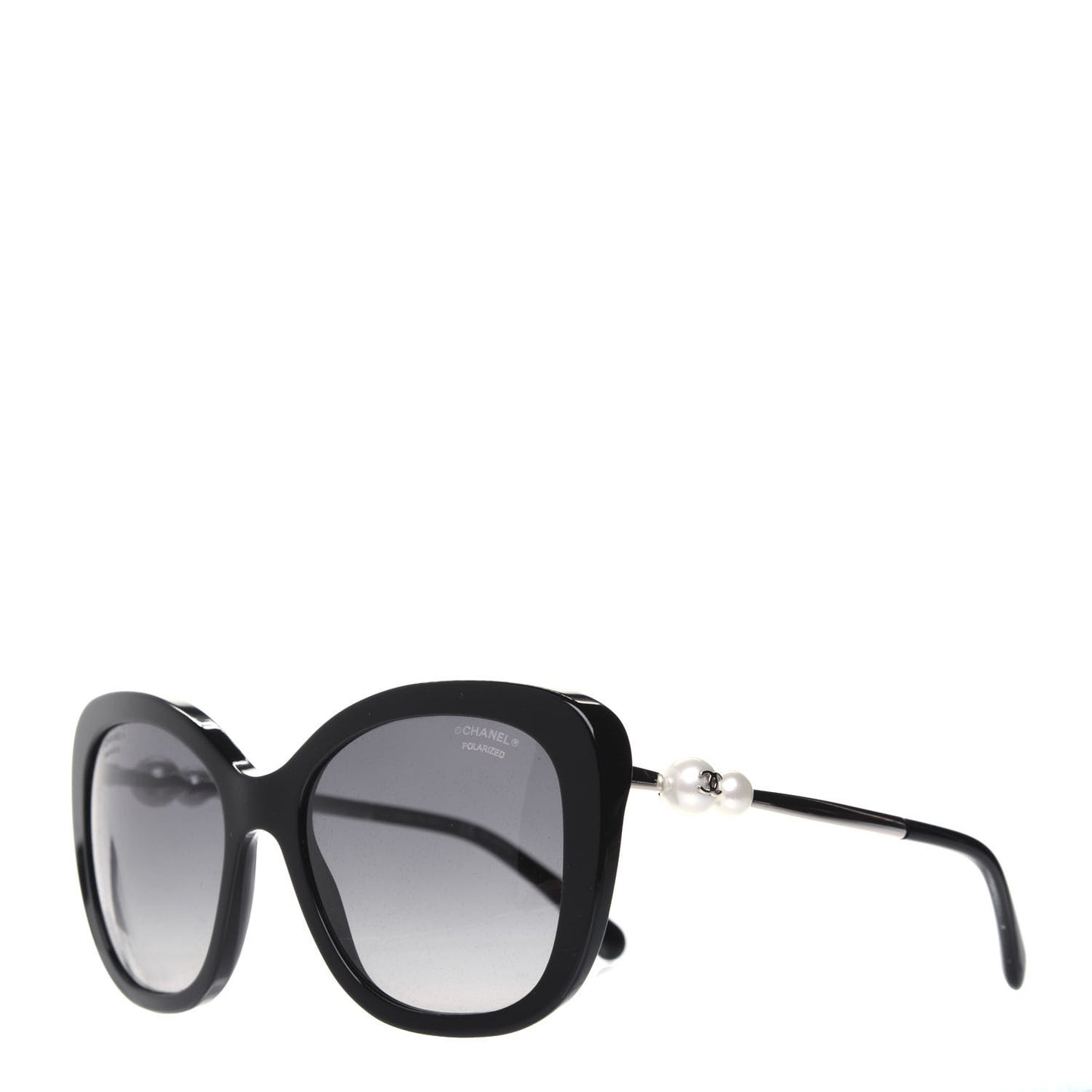 Acetate Pearl Polarized Sunglasses 5339-H Black