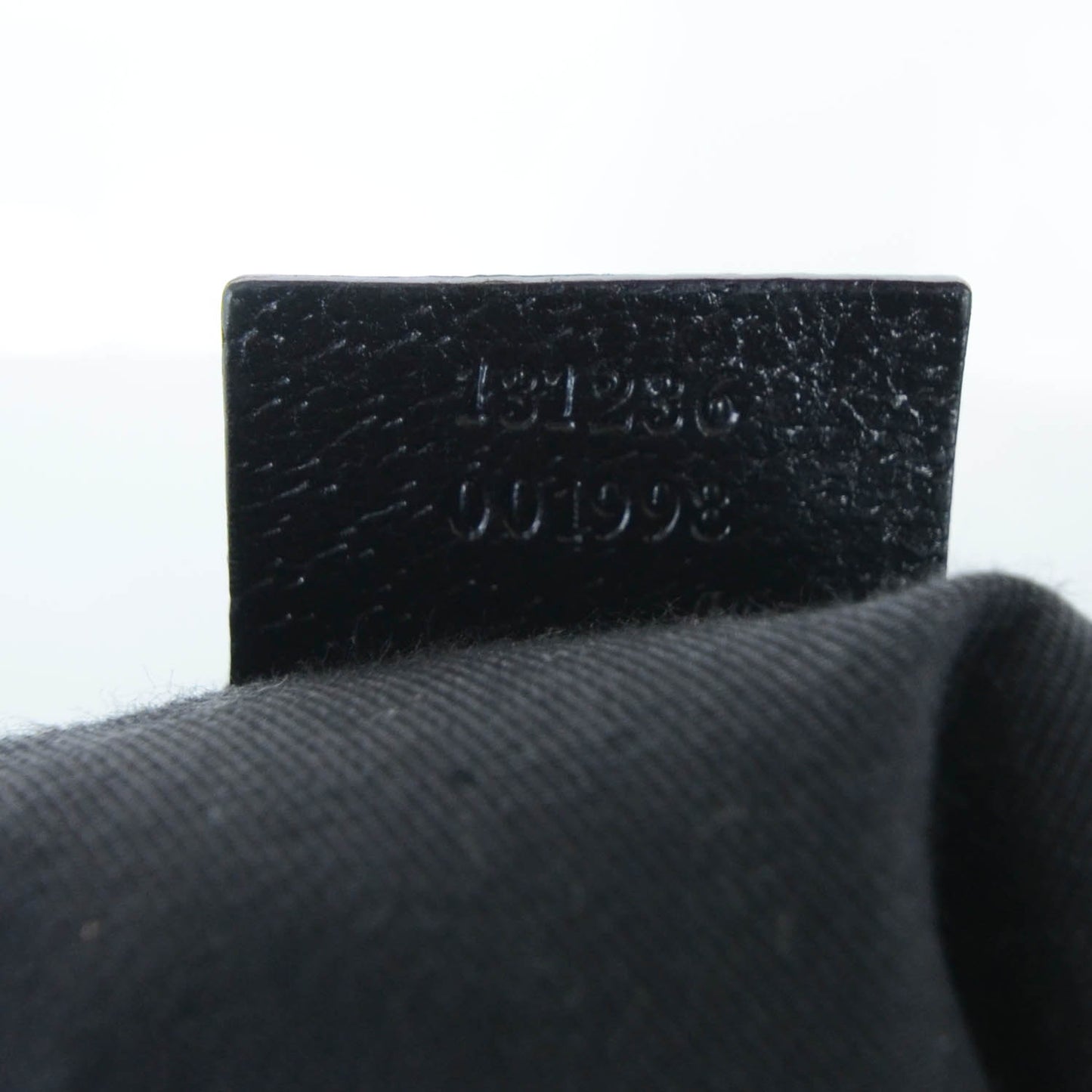 GG Monogram Web Buckle Belt Bag Black