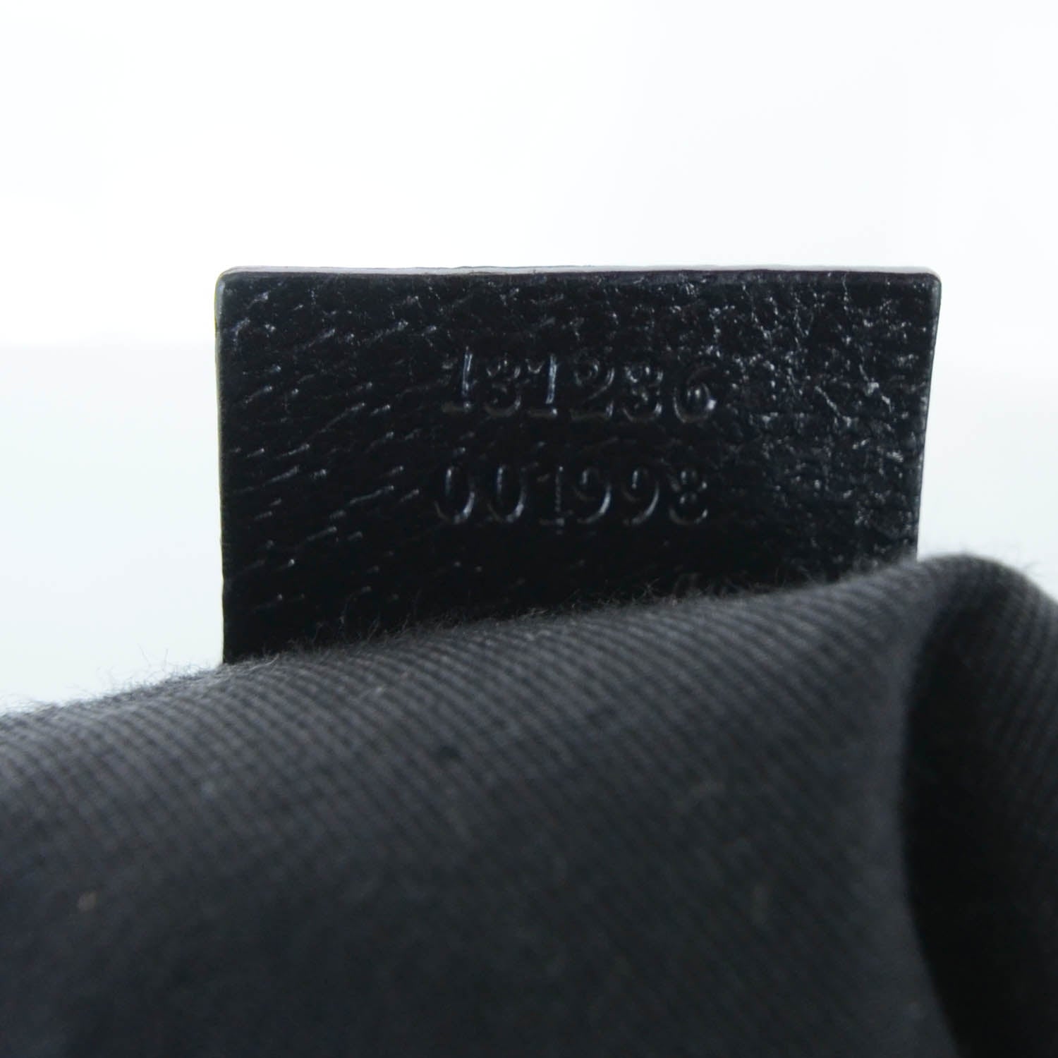 Gucci GG Monogram Web Buckle Belt Bag Black 9 of 10