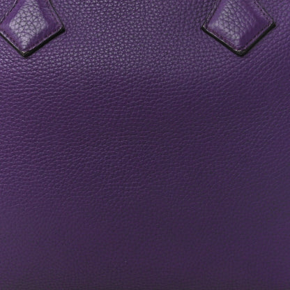 Hermes Taurillon Clemence Victoria II 35 Ultraviolet 10 of 14