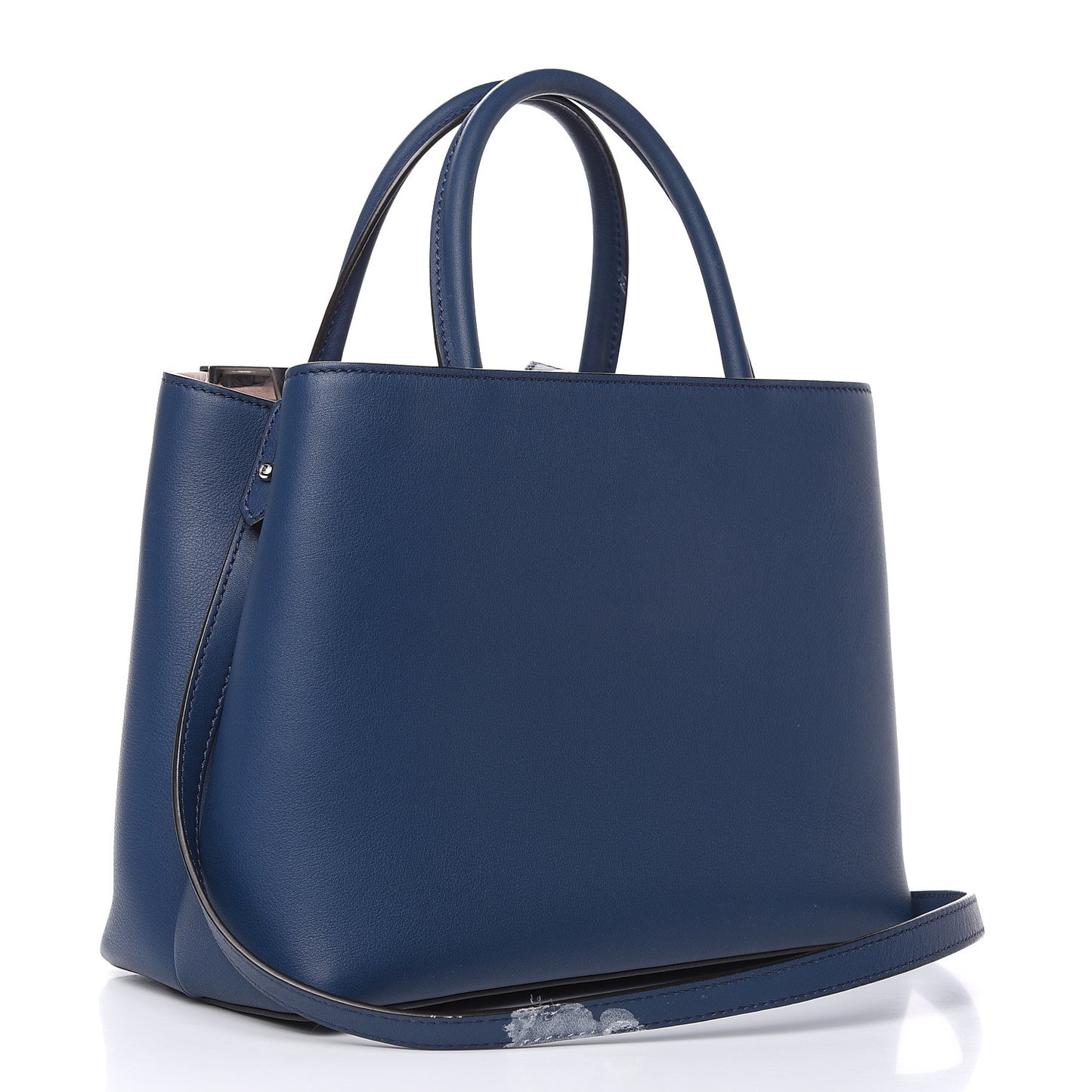 Vitello Dolce Century Petite 2Jours Tote Blue Rosa Doll