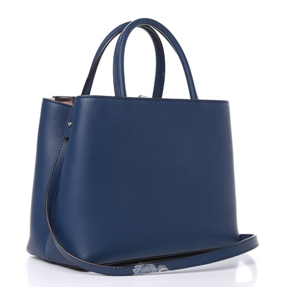 Fendi Vitello Dolce Century Petite 2Jours Tote Blue Rosa Doll 3 of 13