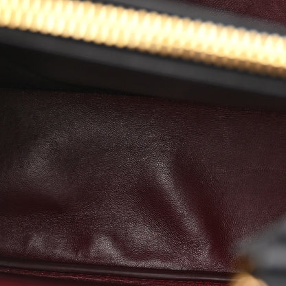 Prada Saffiano Cuir Matinee Tote Black Cherry 6 of 11