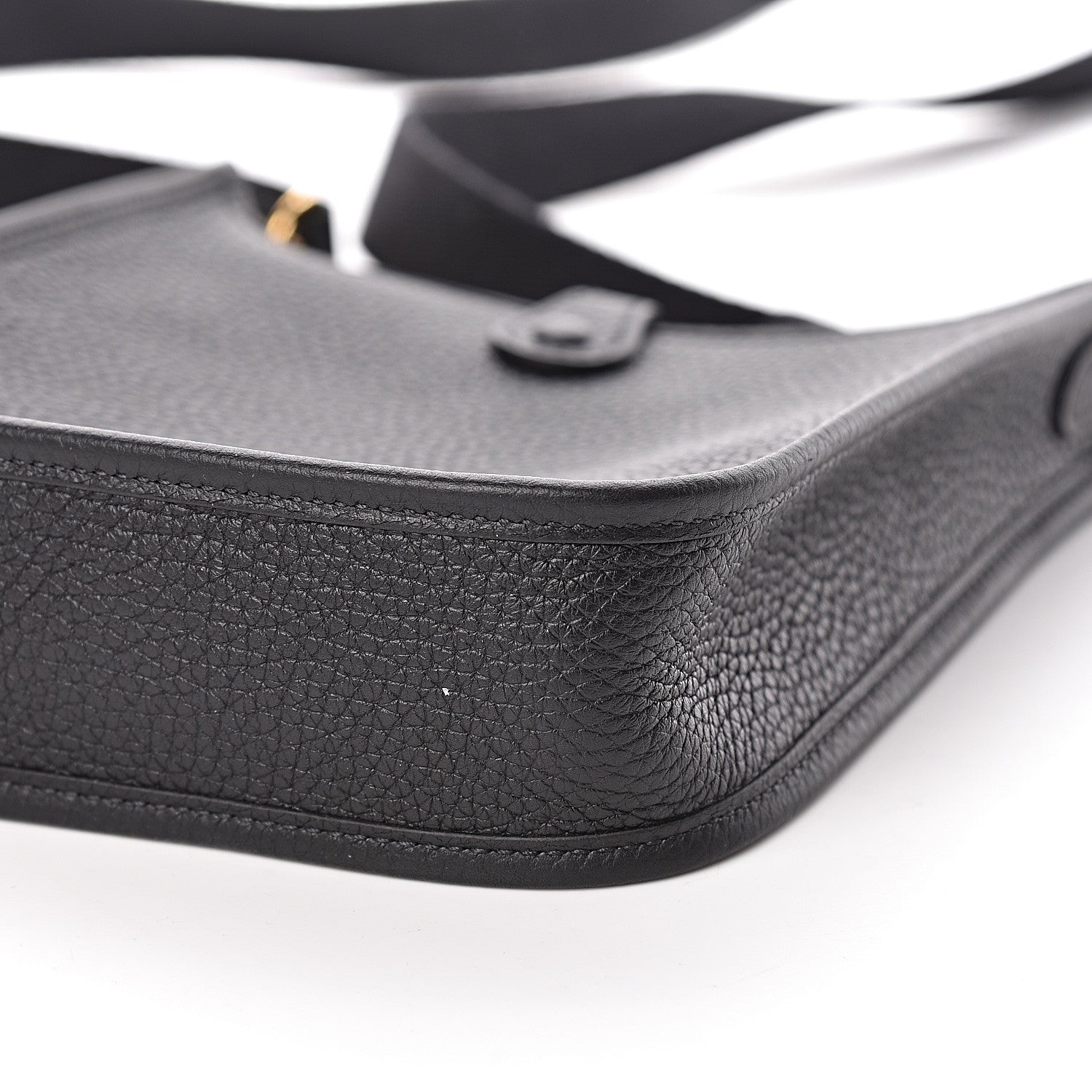 Hermes Taurillon Clemence Evelyne TPM Black 10 of 11